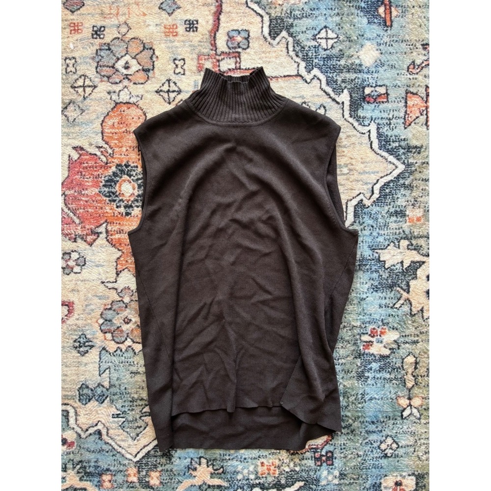 Chico's Sleeveless Turtleneck Top Size 3 Medium